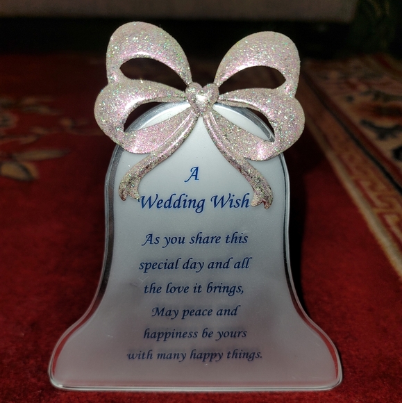 Wedding Wish Mirror Plaque - Picture 1 of 6